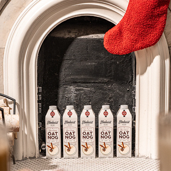 elmhurst oatnog vegan eierpunch of eggnog 946ml