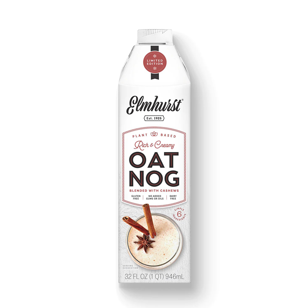 elmhurst oatnog vegan eierpunch of eggnog 946ml