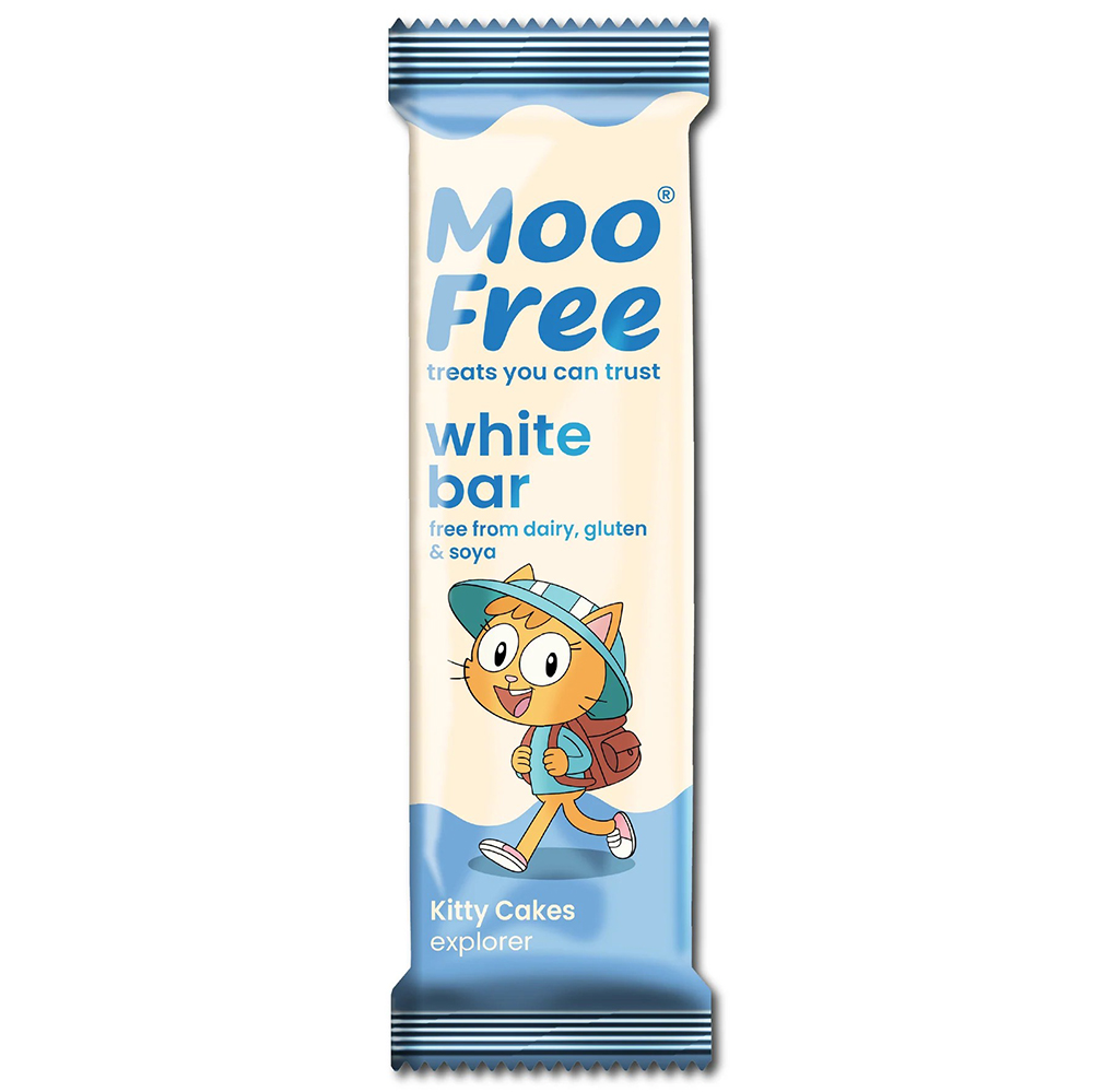moo free white bar vegan witte chocolade reepje 20gr vegan en glutenvrij