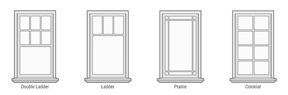 Double Ladder window with multiple panes, ideal for enhancing natural light and aesthetic appeal in.
