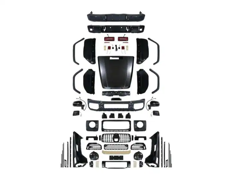 Auto parts kit for vehicle repair and customization.