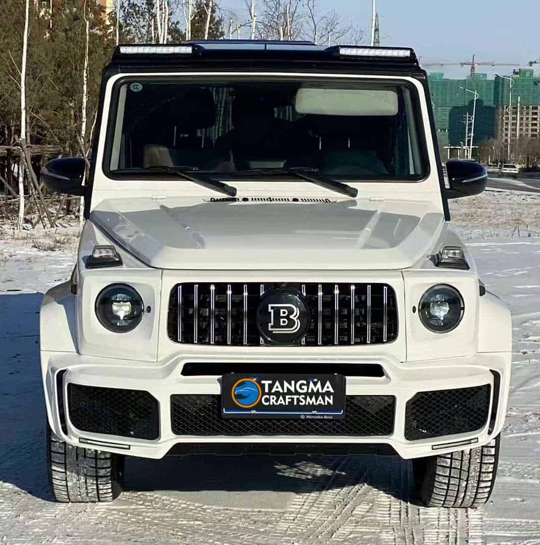 W464 Brabus G900 Kit 3D Scan Performance Body Parts for Benz G-Class W463 W464, Carbon Fiber Front Splitter, Rear Diffuser & Exhaust, 0 Cutting Fitment. - Image 7