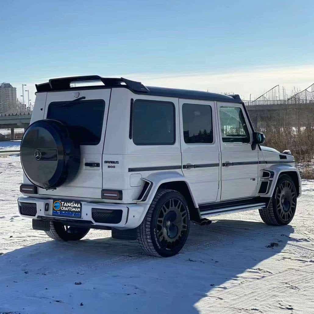 W464 Brabus G900 Kit 3D Scan Performance Body Parts for Benz G-Class W463 W464, Carbon Fiber Front Splitter, Rear Diffuser & Exhaust, 0 Cutting Fitment. - Image 8