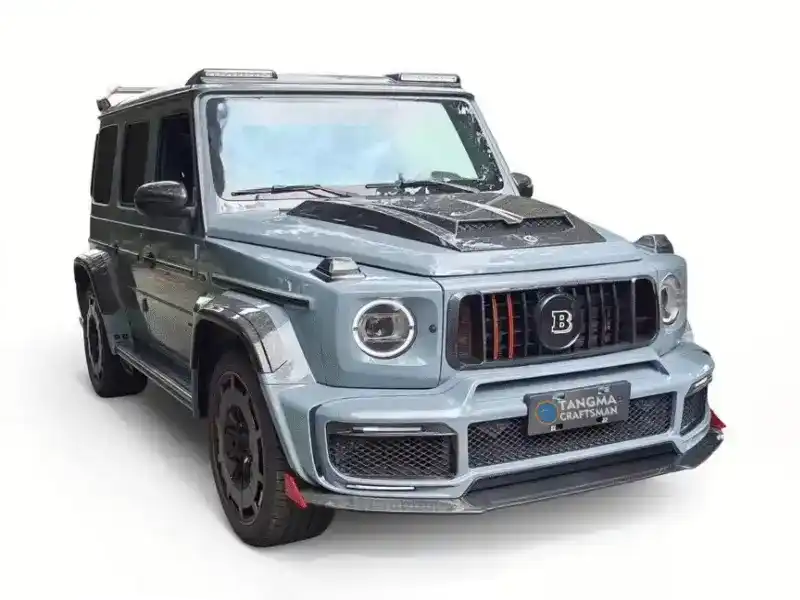 Custom modified Mercedes-Benz G-Class SUV with performance upgrades.