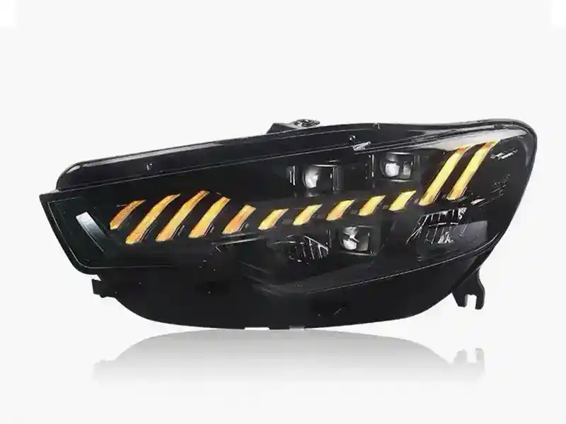LED lens headlight modification for old 12-18 Audi A6L C7