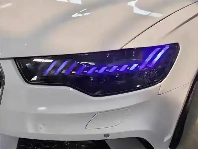 LED lens headlight modification for old 12-18 Audi A6L C7