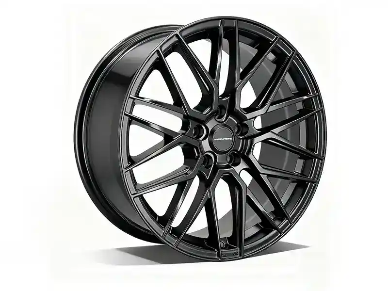 20 inch wheels with black and red concave rims