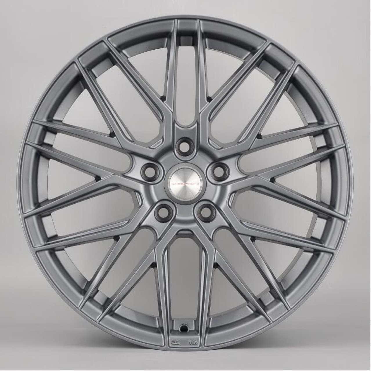 21 Inch Black and Red Concave Wheels