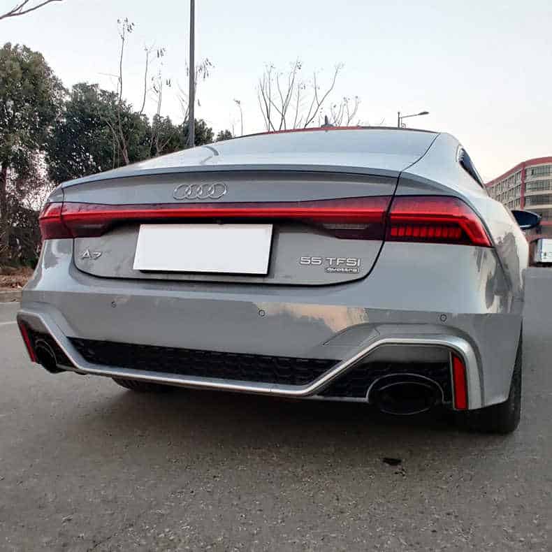 Audi A7 to RS7 Body Kit Full Conversion Set: Includes Bumpers, Fenders, Tail Lights, and Exhaust Tips for Audi A7 Models - Professional Grade Upgrade - Image 6