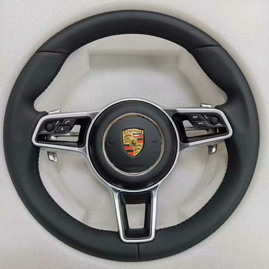 Porsche Carbon Steering Wheel for Cayenne Macan Panamera: Premium Custom Carbon Fiber Upgrade with OEM Fitment and Fully Customizable Design Options. - Image 4