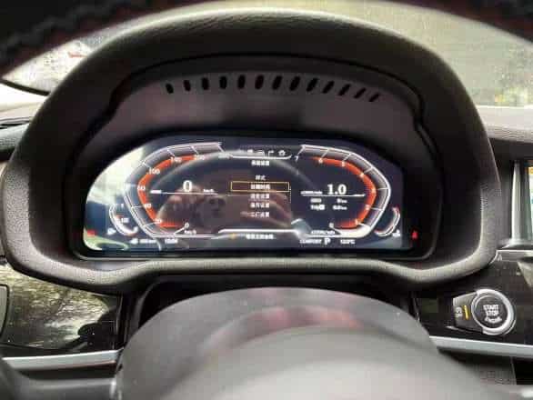 BMW instrument panel LCD upgrade for X3 X4 X5 X6 Carbon Fiber HUD Instrument Cluster Display Retrofit, Professional Digital Dash Dashboard Kit