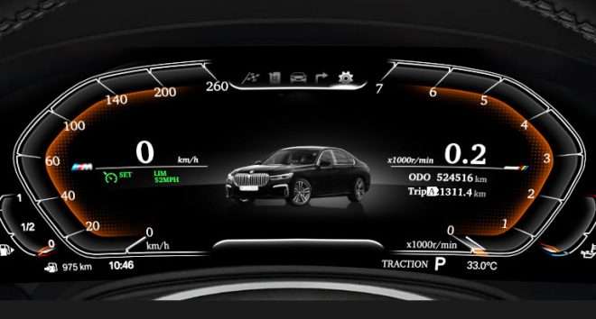 BMW instrument panel LCD upgrade for X3 X4 X5 X6 Carbon Fiber HUD Instrument Cluster Display Retrofit, Professional Digital Dash Dashboard Kit