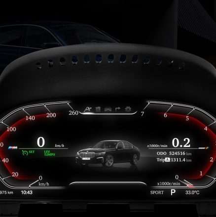 BMW instrument panel LCD upgrade for X3 X4 X5 X6 Carbon Fiber HUD Instrument Cluster Display Retrofit, Professional Digital Dash Dashboard Kit