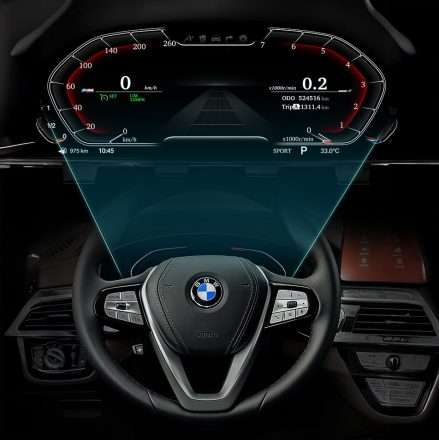 BMW instrument panel LCD upgrade for X3 X4 X5 X6 Carbon Fiber HUD Instrument Cluster Display Retrofit, Professional Digital Dash Dashboard Kit