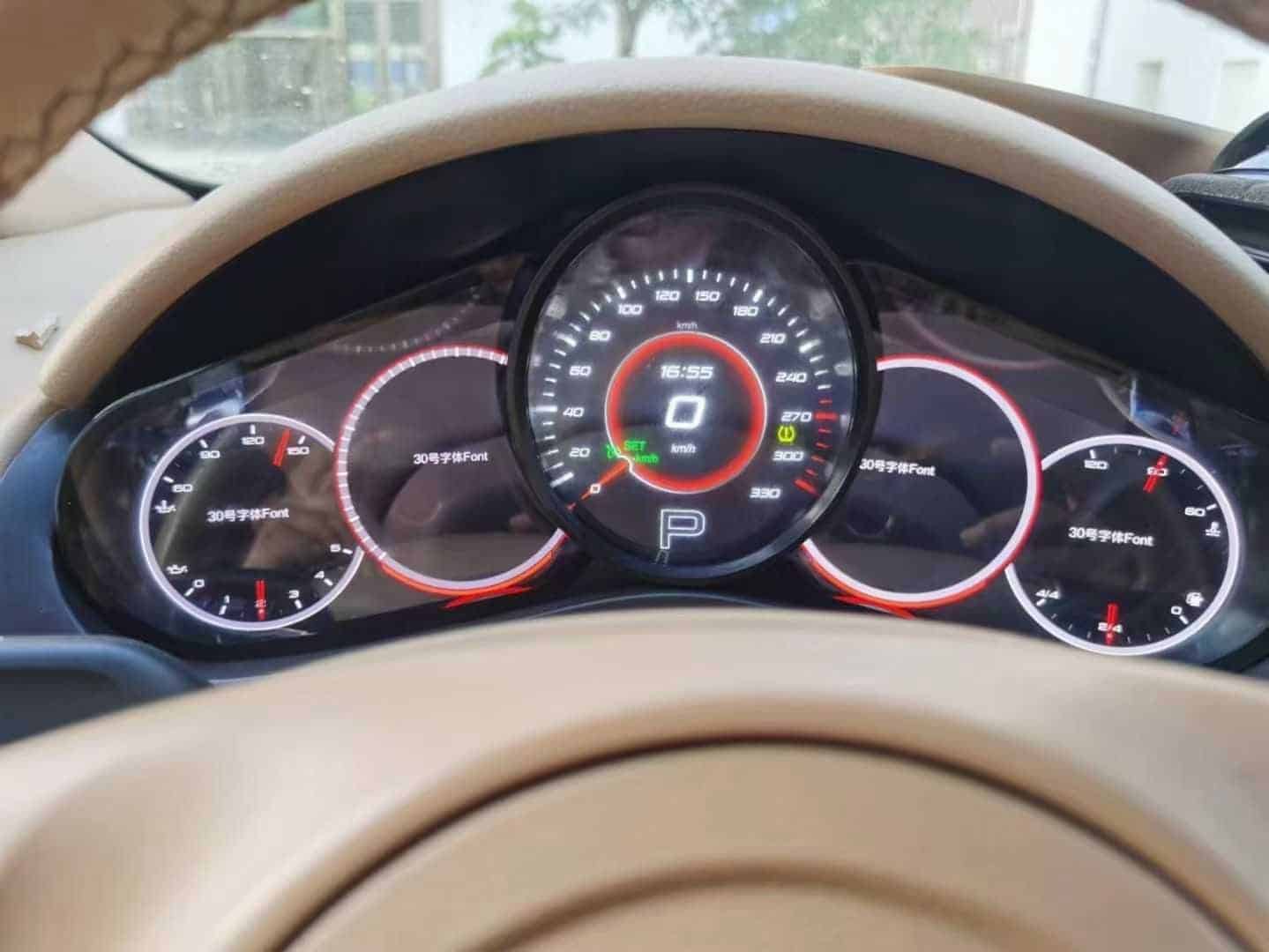 Porsche Cayenne dashboard replacement! 12.3-inch Full HD LCD Linux system – 7 display modes + passenger entertainment system, track-level luxury configuration