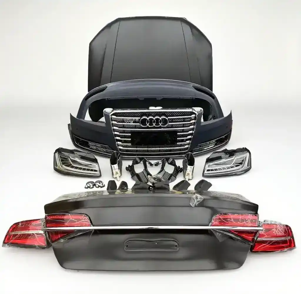 Audi A8 modified 13-16old S8 upgraded sports W12 modification kit Original Data 3D Scanning Accurate Adaptation