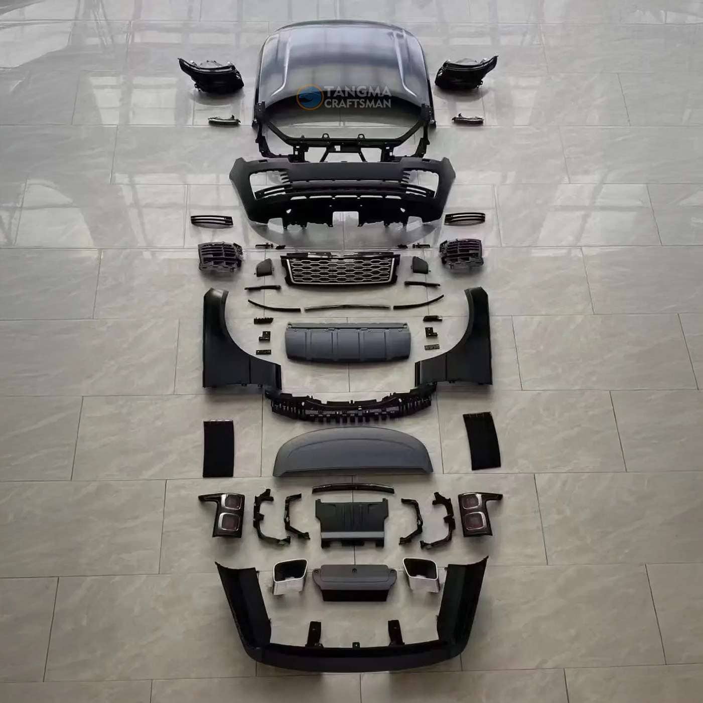 range rover modified l322old model 2014-2017 upgraded 23 models appearance Original Data 3D Scanning Accurate Adaptation