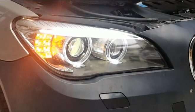 BMW F01 F02 M5 Style LED Headlights – 09-15 7 Series