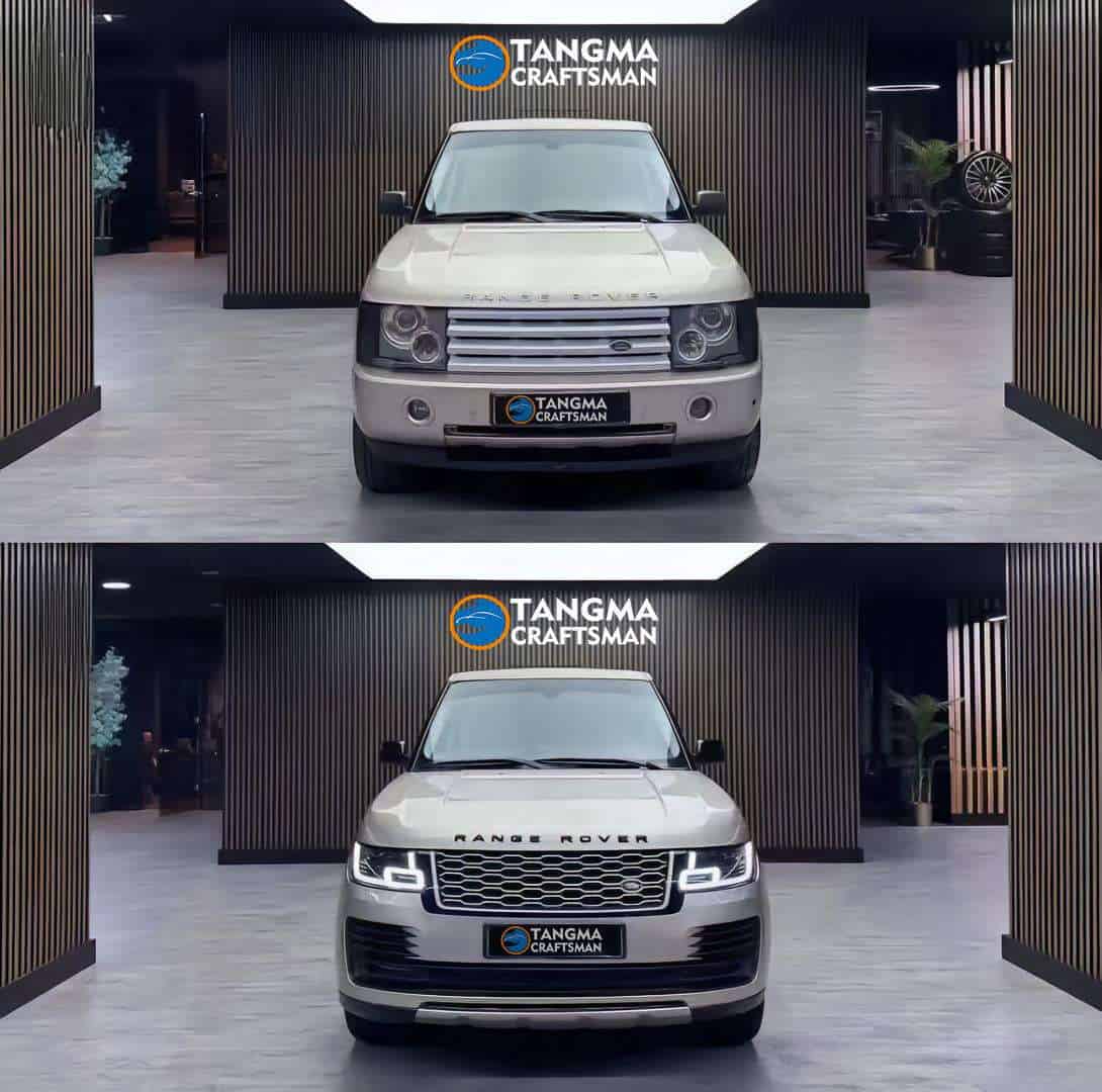 range rover modified l322old model 2014-2017 upgraded 23 models appearance Original Data 3D Scanning Accurate Adaptation
