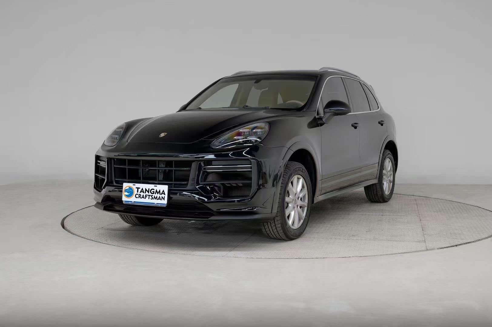 Cayenne old modified new 9Y0.2 Turbo GT front bumper assembly + Turbo GT rear kit (wide body wheel eyebrow)  Original Data 3D Scanning Accurate Adaptation
