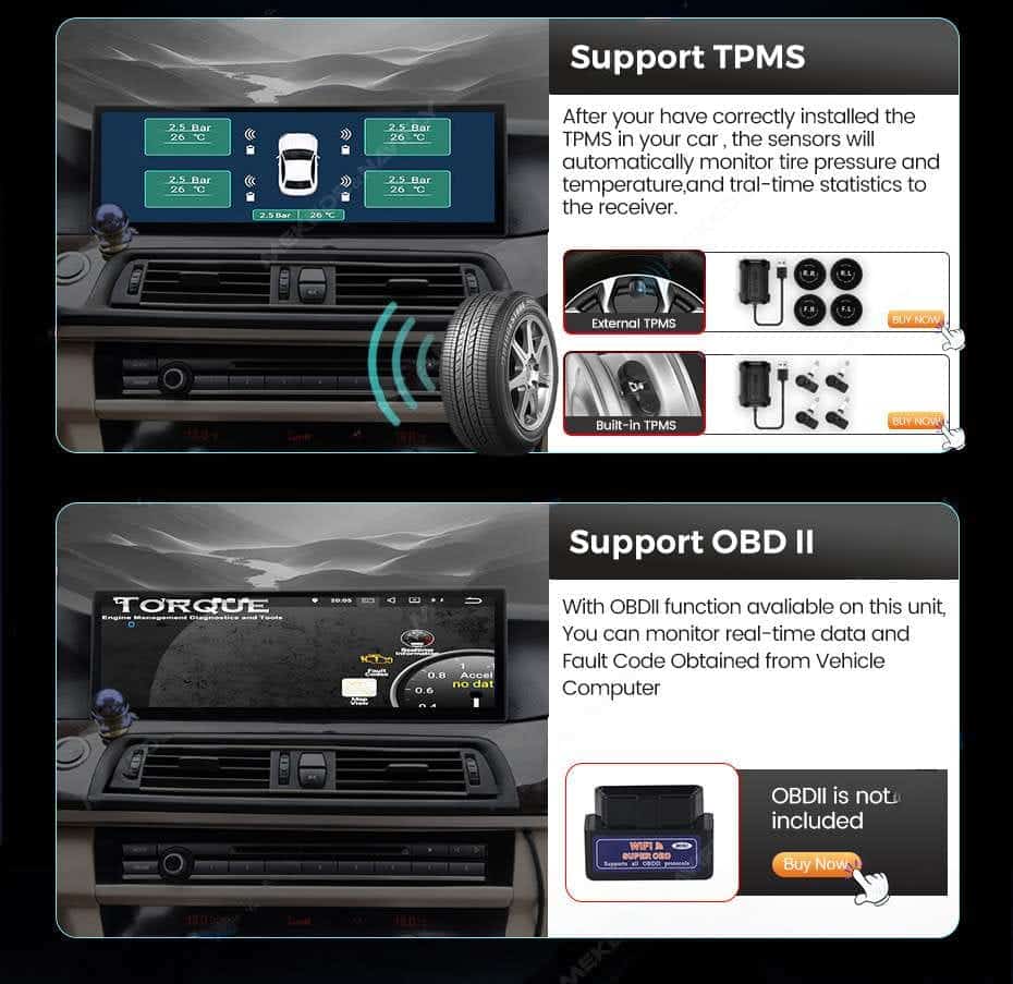 Auto Radio Gps Navigatie Multimedia 14.9-inch 3K Screen Draadloze Carplay Android  Voor Bmw X 5 E 70X6 E71 Ccc Cic Touchscreen