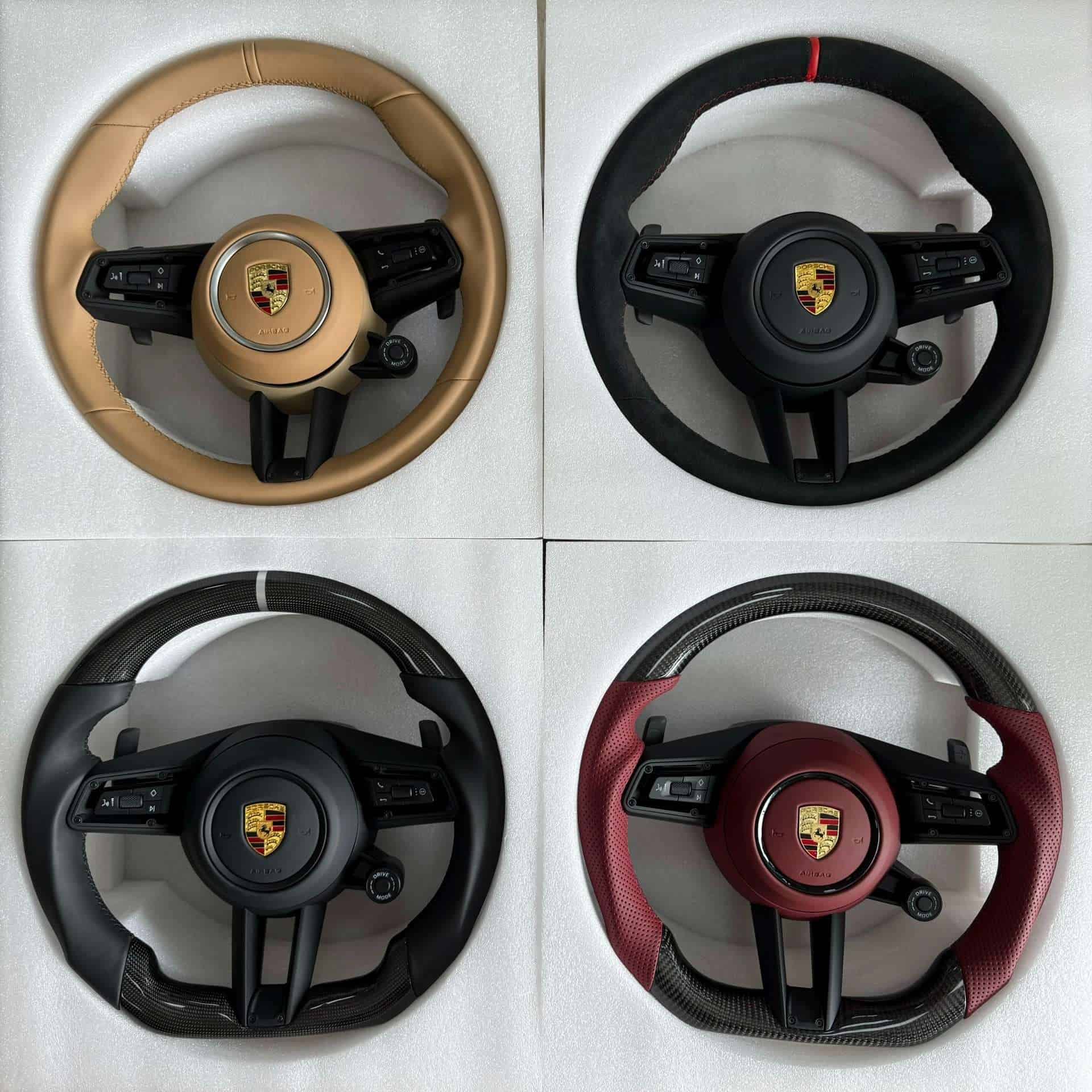 Porsche Carbon Fiber Steering Wheel for Cayenne, Macan and Panamera