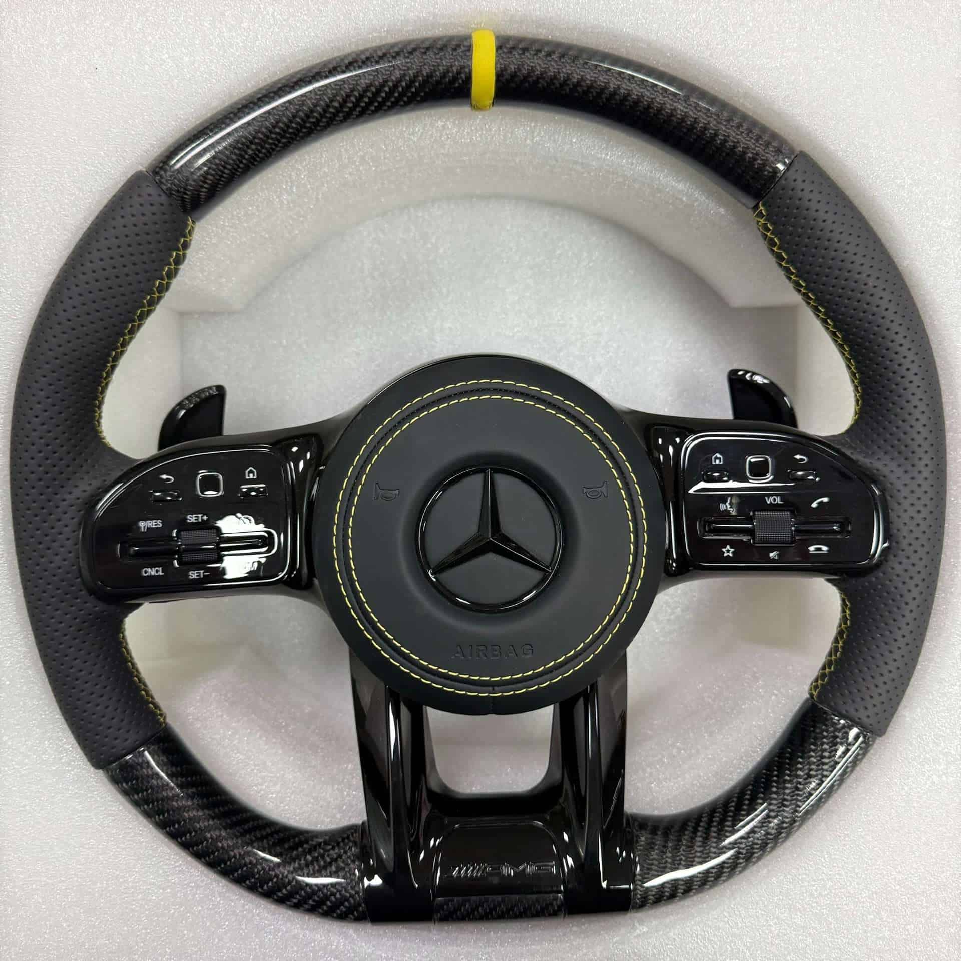 Mercedes-Benz 809 Carbon Fiber Steering Wheel Trim