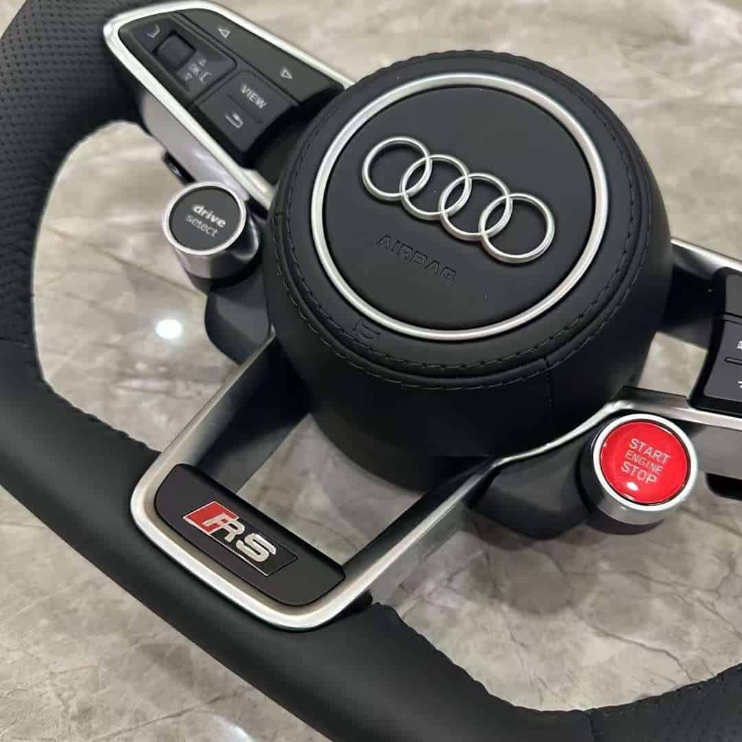 Audi Carbon Fiber Steering Wheel with Drive Select and Start Control