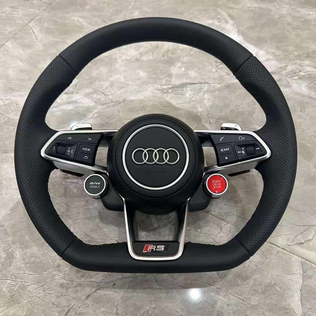 Audi Carbon Fiber Steering Wheel with Drive Select and Start Control