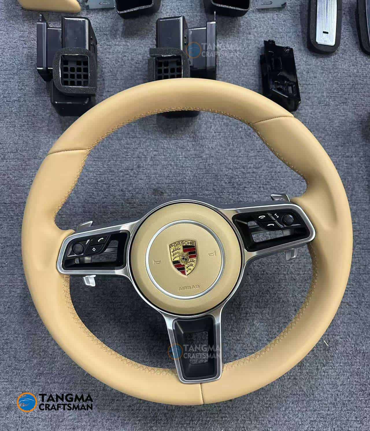 Porsche interior modification 2024 Panamer interior kit | Factory-grade 12.3-inch full LCD dual-screen touch center console + instrument