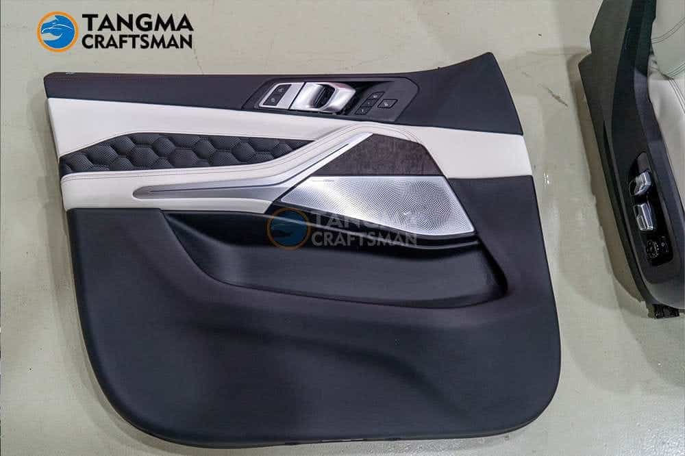 BMW Interior Modification Kit: Premium Ivory White Calfskin | HUD & Ambient Light Ready