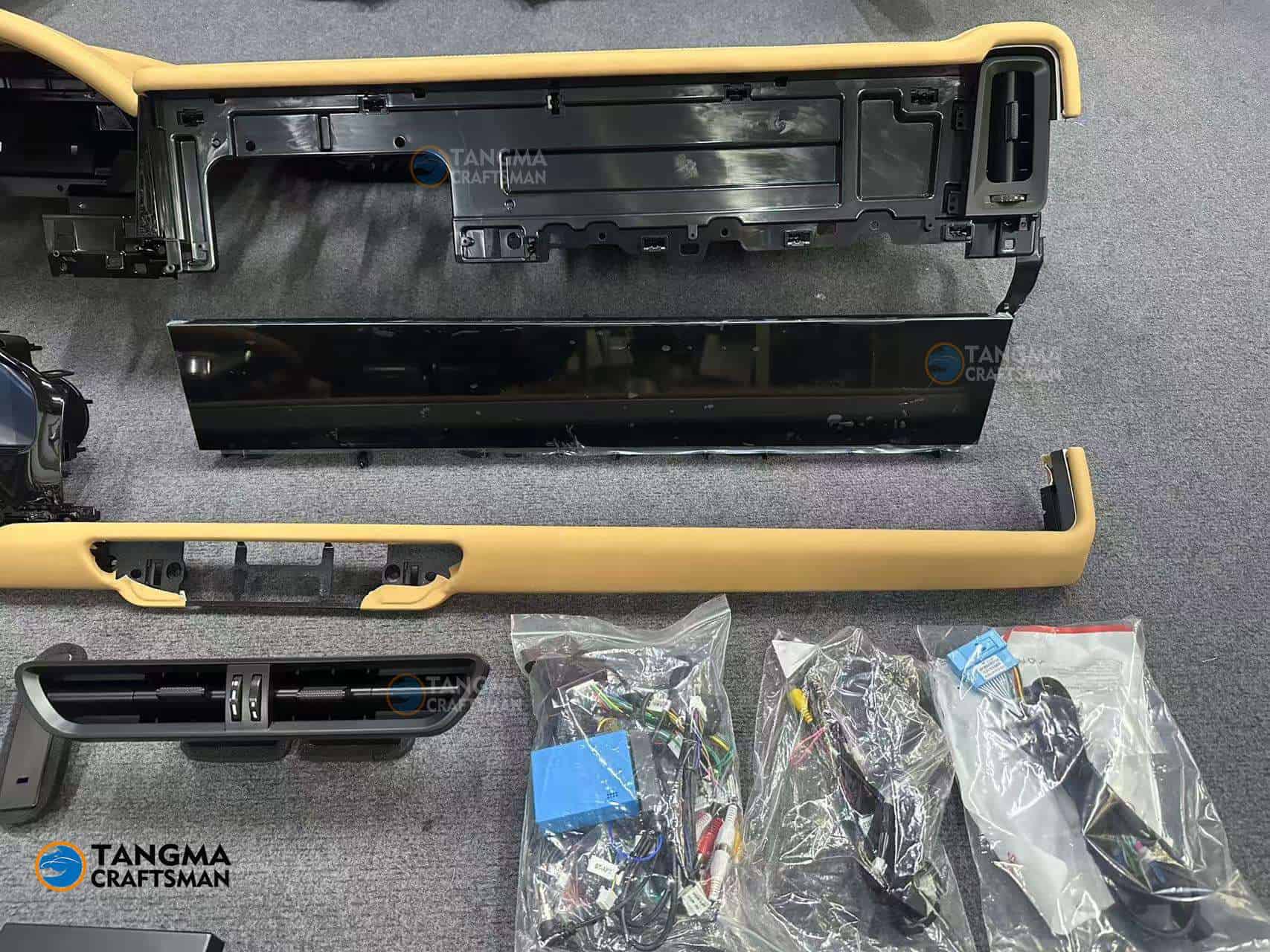 Porsche interior modification 2024 Panamer interior kit | Factory-grade 12.3-inch full LCD dual-screen touch center console + instrument