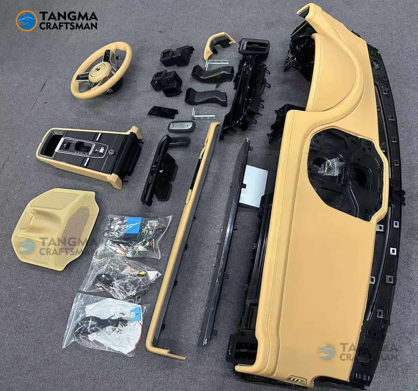 Porsche interior modification 2024 Panamer interior kit | Factory-grade 12.3-inch full LCD dual-screen touch center console + instrument