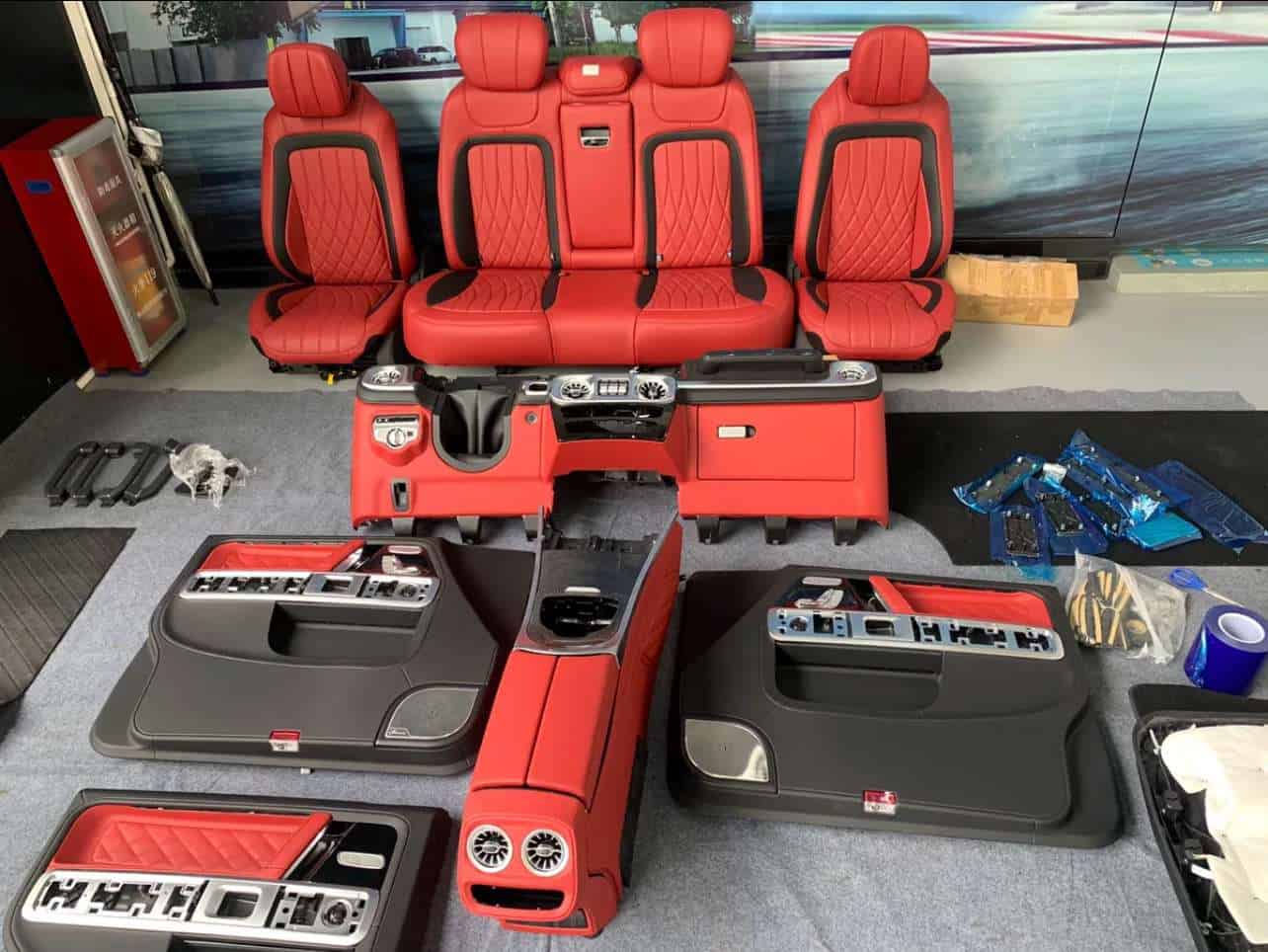 Benz G450/G460/G500 Interior Modification G900 Upgrade | Million-Level Luxury G-Wagon Cabin Renewal | Customized Leather