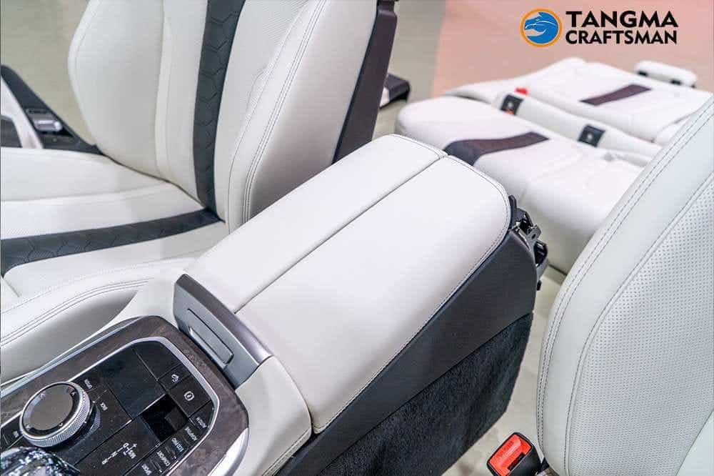 BMW Interior Modification Kit: Premium Ivory White Calfskin | HUD & Ambient Light Ready