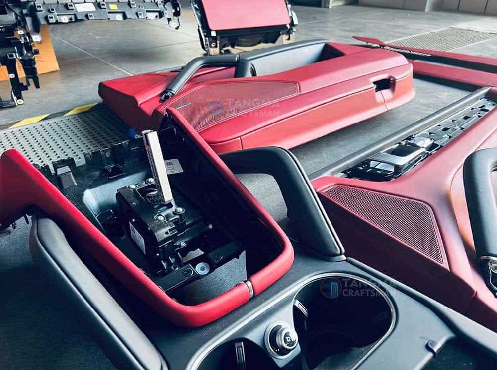 Porsche Interior Upgrade: Luxury Bordeaux Red Diamond Quilted Package (2010-2024) | Full Series Cayenne, Macan, Panamera