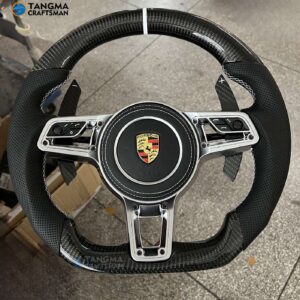 Custom Carbon Fiber Steering Wheel for Porsche 911 991 992 Cayenne Panamera | TANGMA CRAFTSMAN - D1