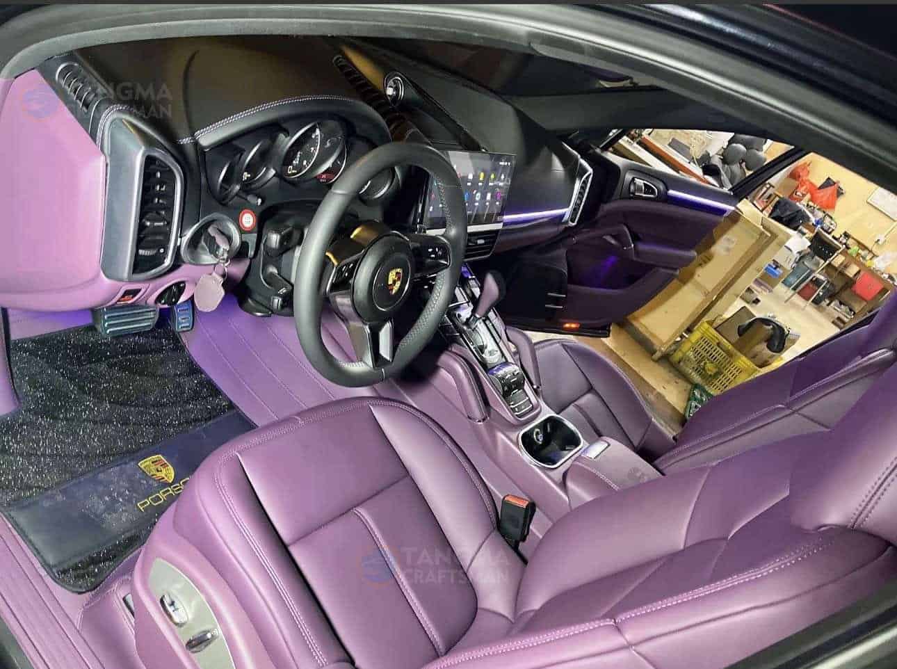 Porsche Panamera Interior Update Kit (2010-2024) | Nappa Leather Dashboard & Door Panels | Laser Precision Coating