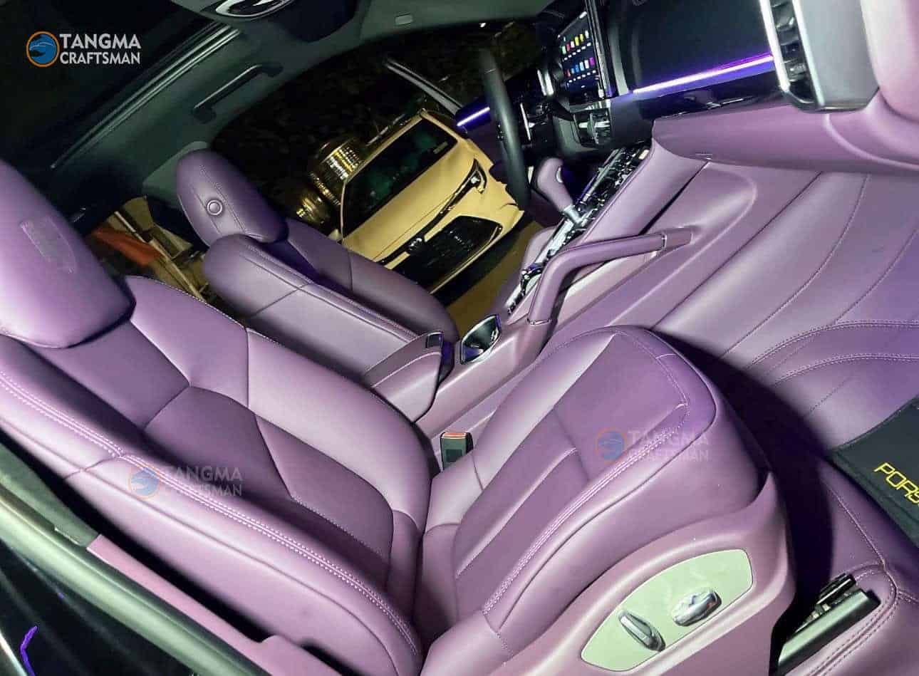 Porsche Panamera Interior Update Kit (2010-2024) | Nappa Leather Dashboard & Door Panels | Laser Precision Coating