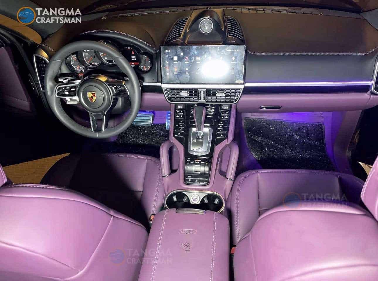 Porsche Panamera Interior Update Kit (2010-2024) | Nappa Leather Dashboard & Door Panels | Laser Precision Coating