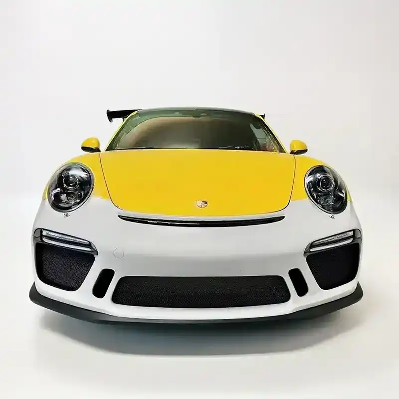 Porsche 991.2 upgrade kit GT3 RS carbon fiber hood + DRS adjustable rear wing | front and rear bumpers + matrix headlights + hood four-piece set | 3D scanning modification + original factory adaptation 2012-2016 models - Image 5