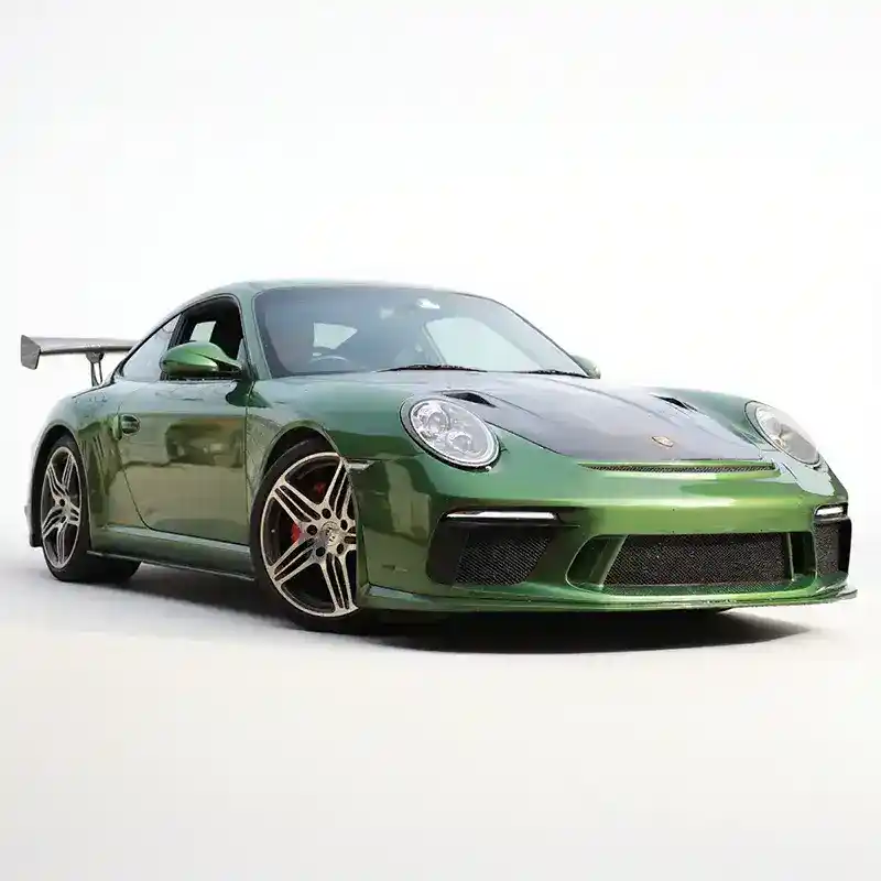 Porsche 991.2 upgrade kit GT3 RS carbon fiber hood + DRS adjustable rear wing | front and rear bumpers + matrix headlights + hood four-piece set | 3D scanning modification + original factory adaptation 2012-2016 models - Image 7