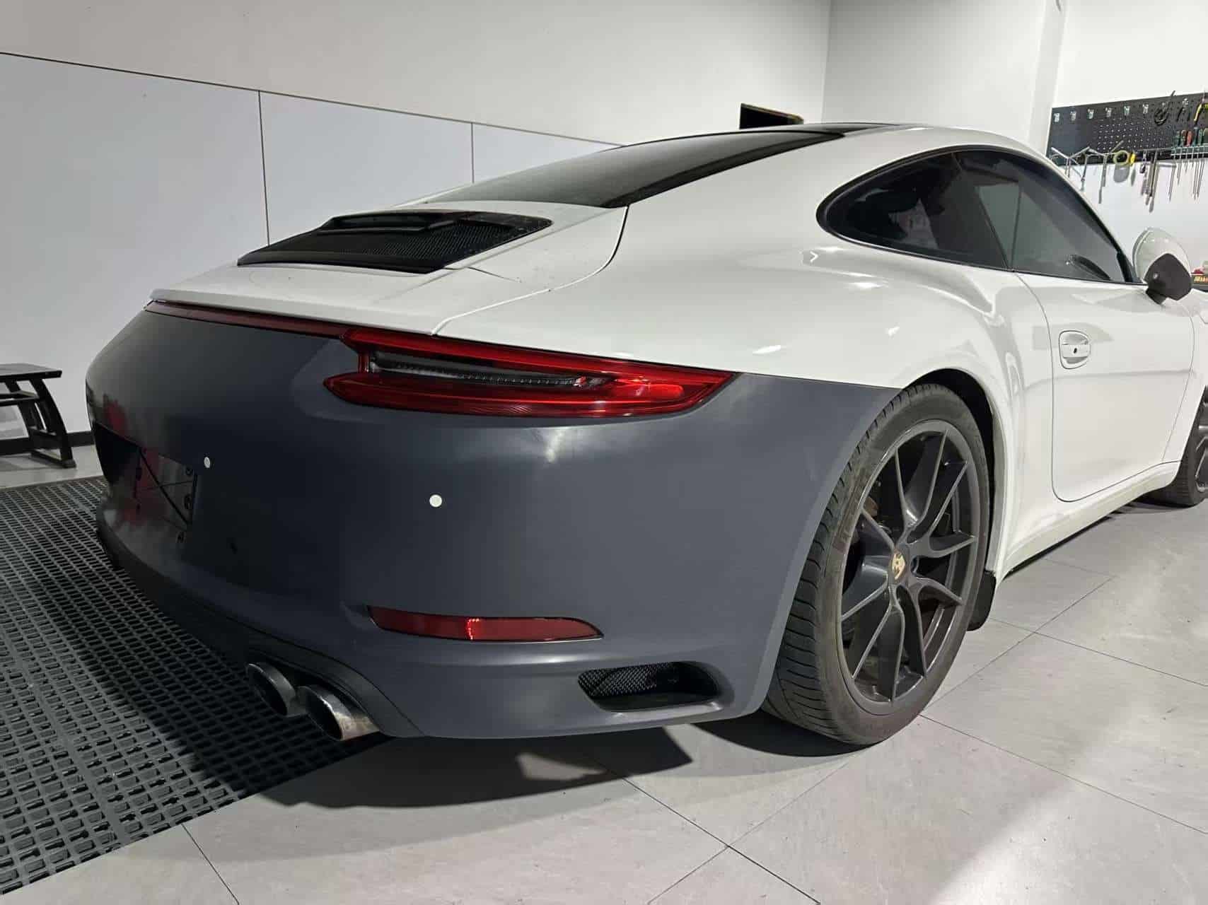 Porsche 991.2 upgrade kit GT3 RS carbon fiber hood + DRS adjustable rear wing | front and rear bumpers + matrix headlights + hood four-piece set | 3D scanning modification + original factory adaptation 2012-2016 models