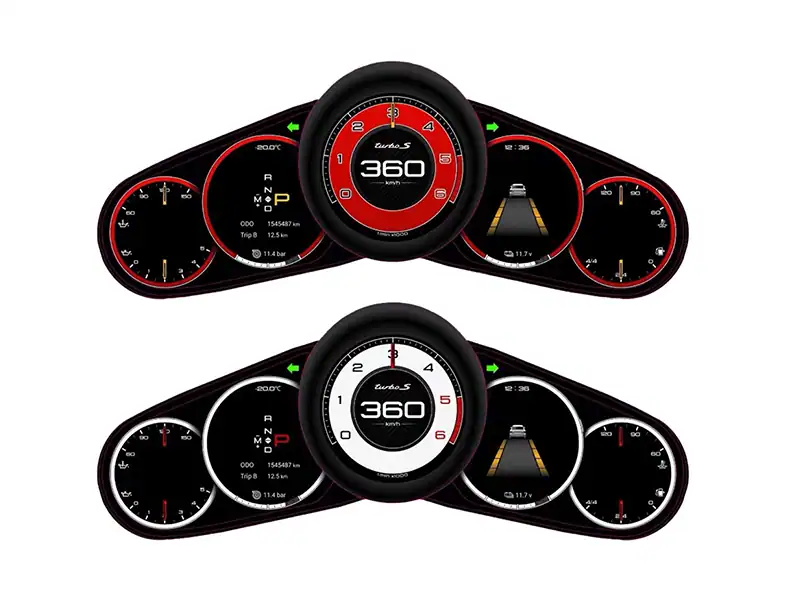 Porsche Cayenne dashboard replacement! 12.3-inch Full HD LCD