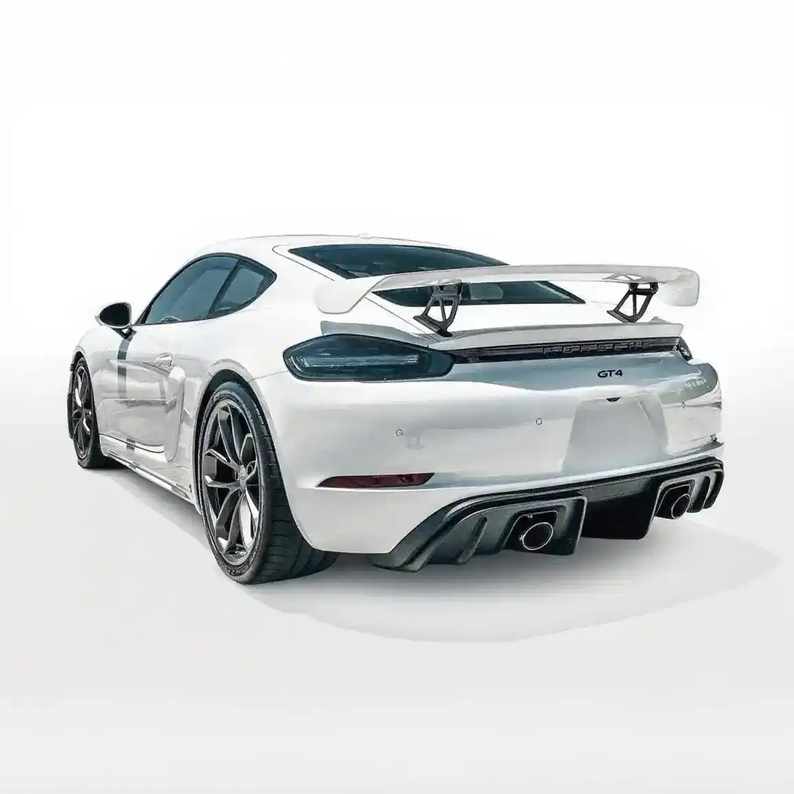 Porsche 987 old model to 718 new model appearance kit, including front bumper assembly, rear spoiler, tailpipe, side air vents, perfect fit for 987 series models