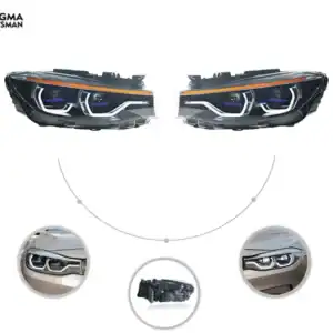 13+ BMW 3 Series GT LED Headlights F34 DRL Sequential upgrade. High-power lens & dynamic signals. Fits 2013-2020 BMW F34 GT for premium style/safety.