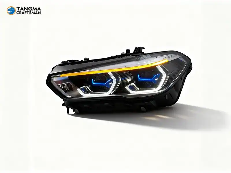 2019+ BMW X5 LED Laser Headlights Laser Spoon G05 G18 Fit