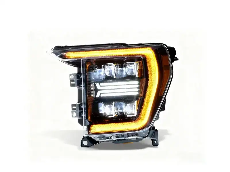 21+ Ford Raptor F150 LED Headlights Scanning DRL