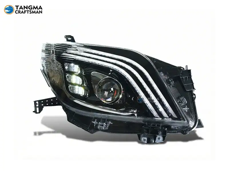 10+ Prado LED Headlights Sequential DRL Projector