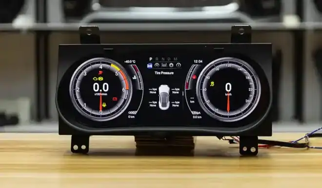 Yes. The Digital Cluster Dashboard LED supports multiple UI modes, including Sport, Comfort, and Simple, allowing drivers to customize the display style.